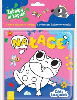 Książeczka edukacyjna Żabka i przyjaciele. Na łące. Zabawy w kąpieli Aksjomat (4373)