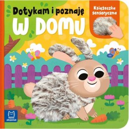 Książka dla dzieci W domu. Książeczka sensoryczna Aksjomat