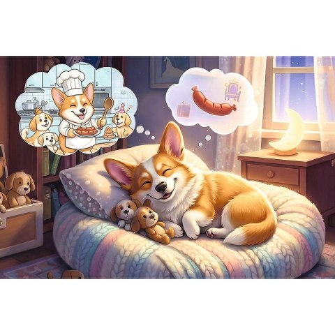 Puzzle Corgi w krainie snów 60 el. Trefl (17434)