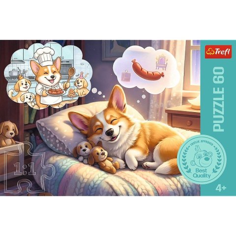Puzzle Corgi w krainie snów 60 el. Trefl (17434)