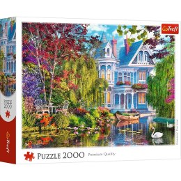 Puzzle Dom nad jeziorem 2000 el. Trefl (27129)