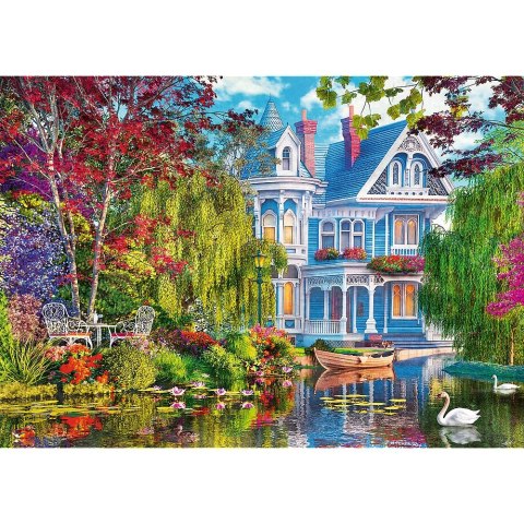 Puzzle Dom nad jeziorem 2000 el. Trefl (27129)