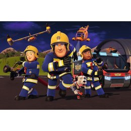 Puzzle Fireman Sam Bohater w mundurze 60 el. Trefl (17413)