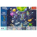 Puzzle Rodzina Treflików Robobot w kosmosie 100 el. Trefl (16544)
