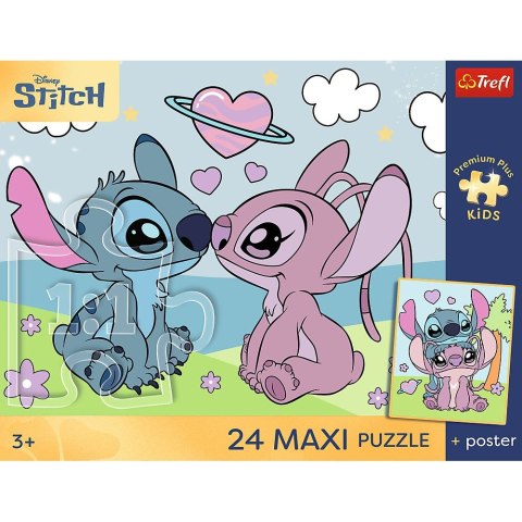 Puzzle Stitch Premium Plus Kids Marzenia Lilo i Stitcha 24 el. Trefl (14393)