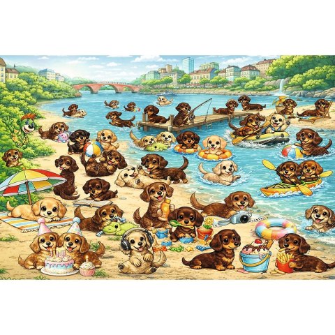 Puzzle Trefliki Jamniki i Trefliki 100 el. Trefl (16585)