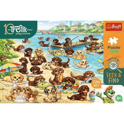 Puzzle Trefliki Jamniki i Trefliki 100 el. Trefl (16585)