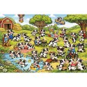 Puzzle Trefliki Świat krówek 100 el. Trefl (16584)