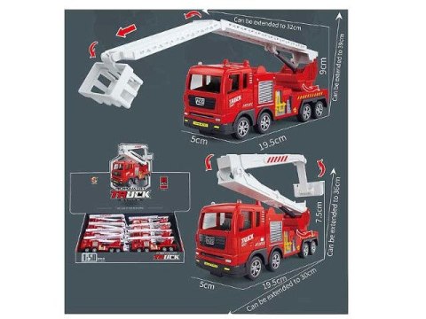Samochód strażacki STRAŻ 19,5CM 2WZORY Bigtoys (BA7271)