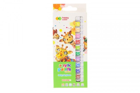 Farba akrylowa kolor: mix 12ml Happy Color (HA 3340 0012-K12)
