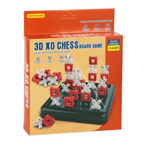 Gra strategiczna KÓŁKO I KRZYŻYK 3D 16x20x4 Mega Creative (572613)