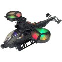 Helikopter Wojskowy Ogromne Skrzydła Światła Dźwięk Obraca Się Lean (10039)