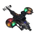 Helikopter Wojskowy Ogromne Skrzydła Światła Dźwięk Obraca Się Lean (10039)