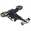 Helikopter Wojskowy Ogromne Skrzydła Światła Dźwięk Obraca Się Lean (10039)