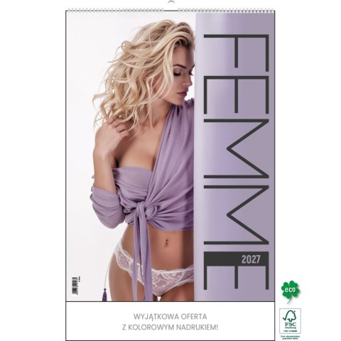 Kalendarz ścienny FAMME 13 planszowe 315mm x 500mm Jotan (WP143)