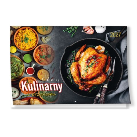 Kalendarz ścienny KULINARNY wieloplanszowy 285mm x 410mm Avanti (KA-3)