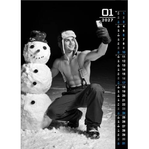 Kalendarz ścienny MEN 13 planszowe 315mm x 500mm Jotan (WP159)