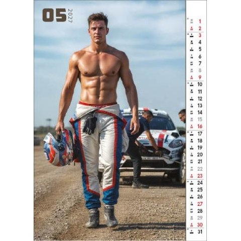 Kalendarz ścienny SPORT&MEN 13 planszowe 315mm x 500mm Jotan (WP158)
