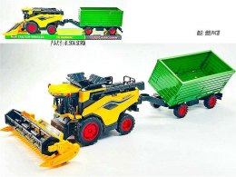 Kombajn z maszyną rolniczą i przyczepą; 61,5x19x14,5cm, PVC Adar (641143)