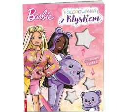 Książka dla dzieci Barbie™. Kolorowanka z Błyskiem Ameet (KBP 1101)