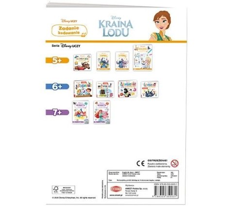 Książka dla dzieci Disney Uczy. Zadanie kodowanie Ameet (UZK 9301)
