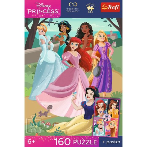 Puzzle Princess PREMIUM PLUS KIDS Czarujące przyjęcie 160 el. Trefl (15438)