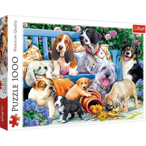 Puzzle Psy w ogrodzie 1000 el. Trefl (10556)