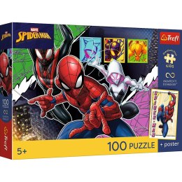 Puzzle Spiderman PREMIUM PLUS KIDS Bohaterski pająk