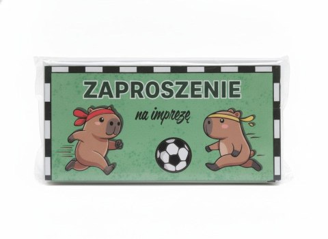 Zaproszenie KAPIBARA PIŁKARZ Henry (5908451988487)
