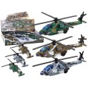 Helikopter Wojskowy Śmigłowiec Militarny Aluminiowy Mix Dźwięk Światła Lean (16530)