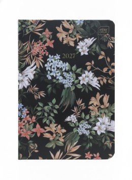 Kalendarz książkowy (terminarz) METALIC BLOOM B6 Interdruk (192)