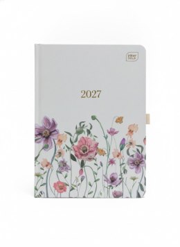 Kalendarz książkowy (terminarz) METALIC FLOWERS A5 Interdruk (192)