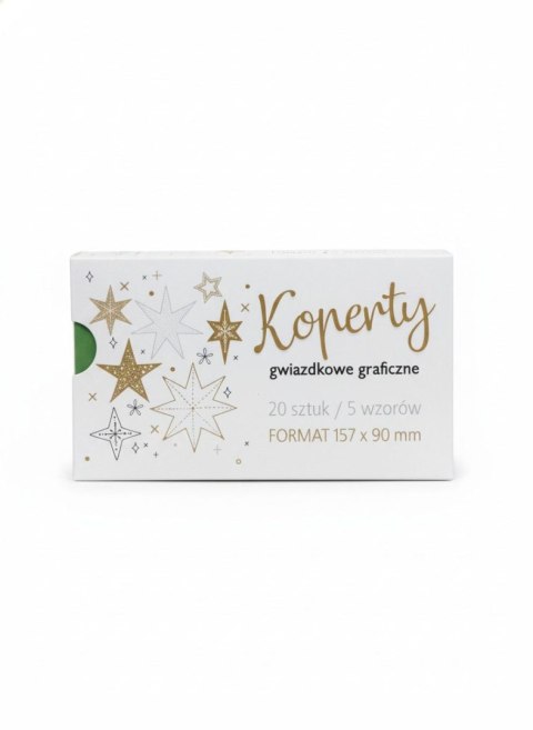 Koperta C6 Prezentowe mix Pol-mak (KP01_GWGR) 20 sztuk