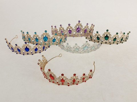 Korona diadem metalowy, śr. 15cm ok. 5,5cm Adar (637153)