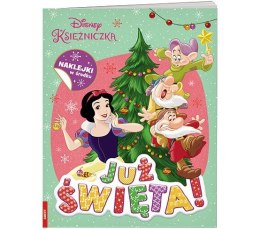 Książeczka edukacyjna Disney Księżniczka. Już święta! Ameet (ZIM 9105)