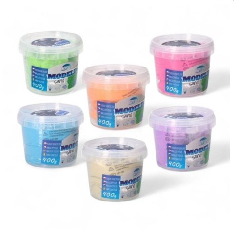 Piasek kinetyczny W WIADERKU 400G Dromader (130-03174)
