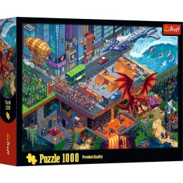 Puzzle Miasto Pixel 1000 el. Trefl (10986)