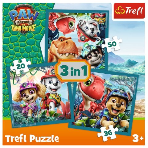 Puzzle Paw Patrol 3w1 3w1 el. Trefl (34903)