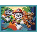 Puzzle Paw Patrol 4w1 Historie z wyspy dinozaurów 4w1 el. Trefl (34687)