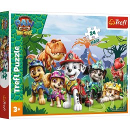 Puzzle Paw Patrol Prehistoryczna przyjaźń 24 el. Trefl (14382)