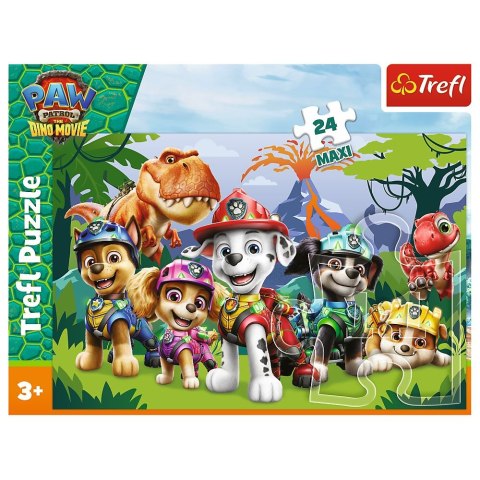 Puzzle Paw Patrol Prehistoryczna przyjaźń 24 el. Trefl (14382)