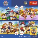 Puzzle Paw Patrol Psia straż 4x88 el. Trefl (34693)
