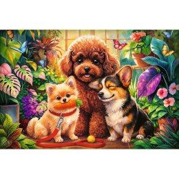Puzzle Psy w oranżerii 600 el. Trefl (12205)
