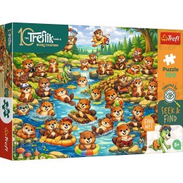Puzzle Rodzina Treflików Bobry w akcji 100 el. Trefl (16588)