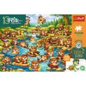 Puzzle Rodzina Treflików Bobry w akcji 100 el. Trefl (16588)