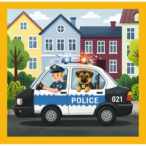 Puzzle Rodzina Treflików Puzzle 3w1 Radosne uśmiechy Trefl (34904)