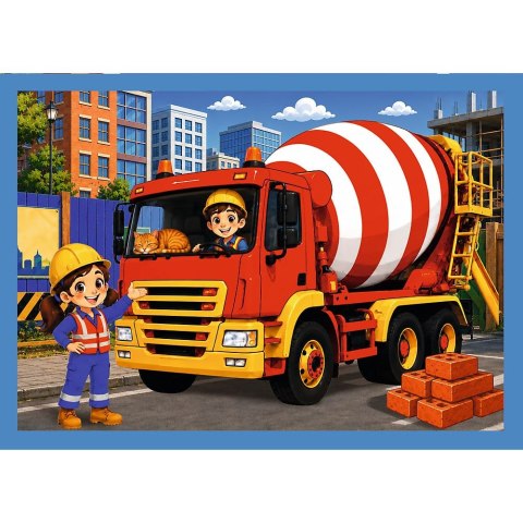 Puzzle Rodzina Treflików Puzzle 4w1 Wakacyjny klimat Trefl (34689)