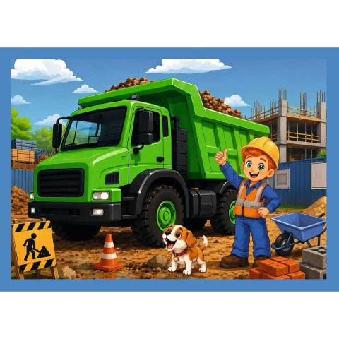 Puzzle Rodzina Treflików Puzzle 4w1 Wakacyjny klimat Trefl (34689)