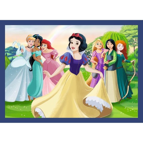 Puzzle Stitch Romantyczne księżniczki 4x88 el. Trefl (34700)