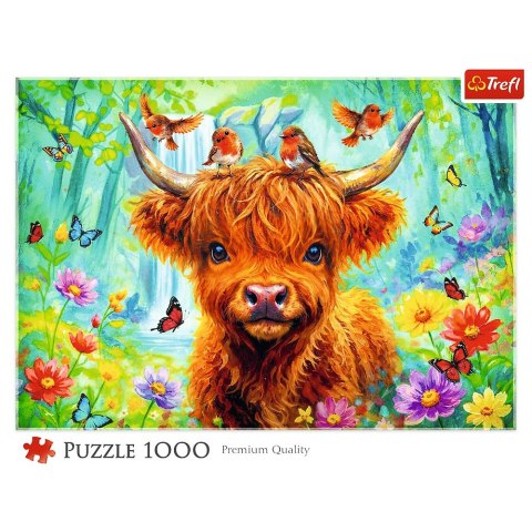 Puzzle Szkocka krowa 1000 el. Trefl (10998)